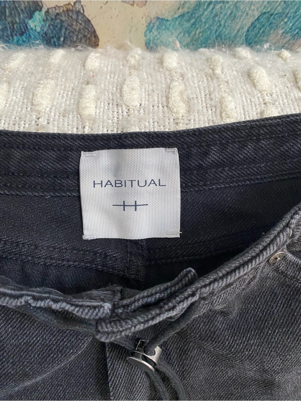 {Habitual} Wide Legged Drawstring Jeans - Picture 4 of 5